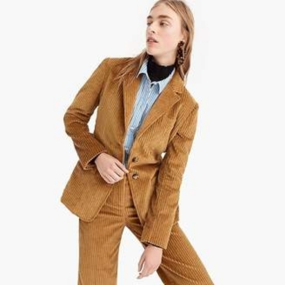 NWT J.Crew Valour Corduroy Blazer